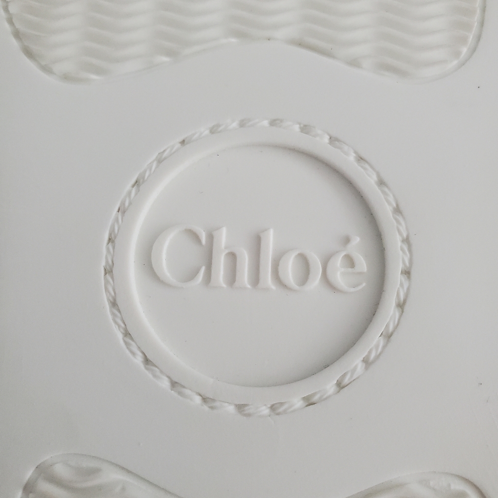 Chloé Lauren Mesh Lace Low-Top Sneakers Size 38 - Picture 8 of 11